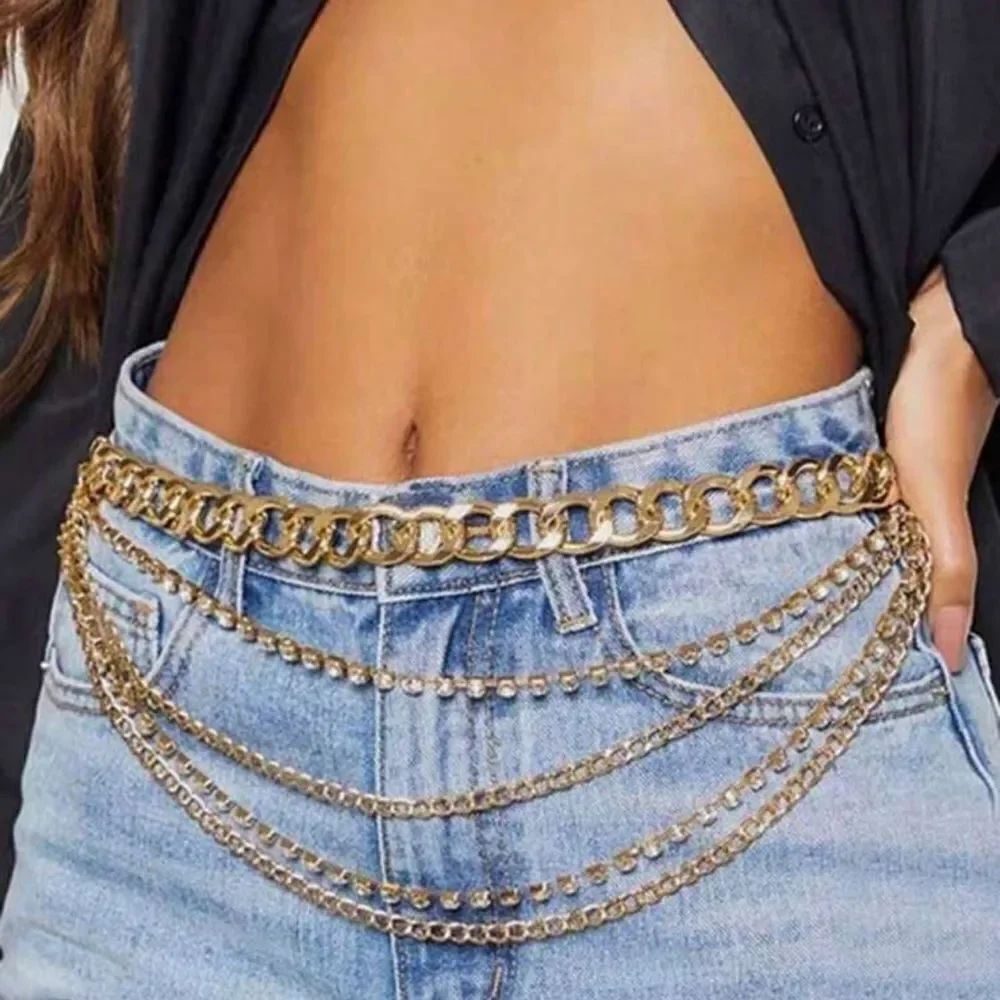 Gold Chain Belt A1385